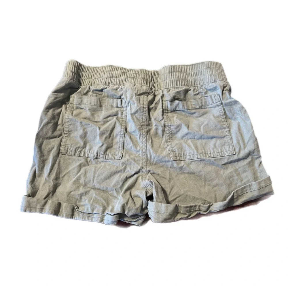 The Childrens Place Cargo Shorts Girls 14‎ Olive Green Excellent Stretch Utility